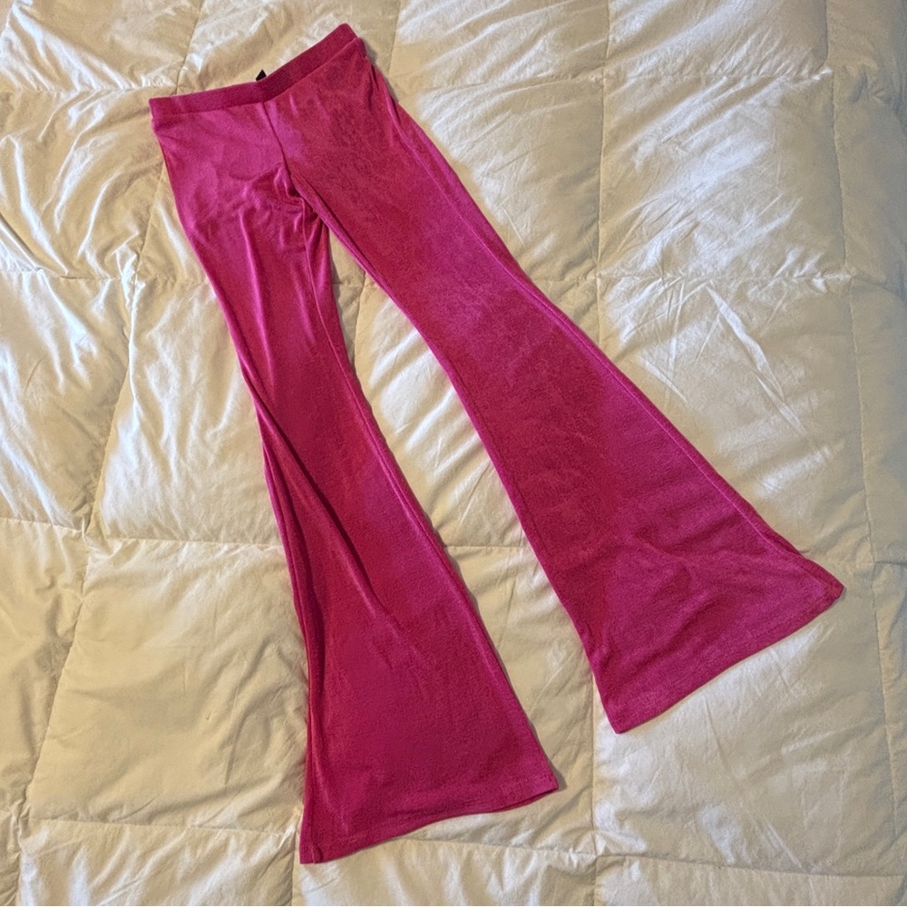 Wild Fable Pink Stretchy Flare Pants